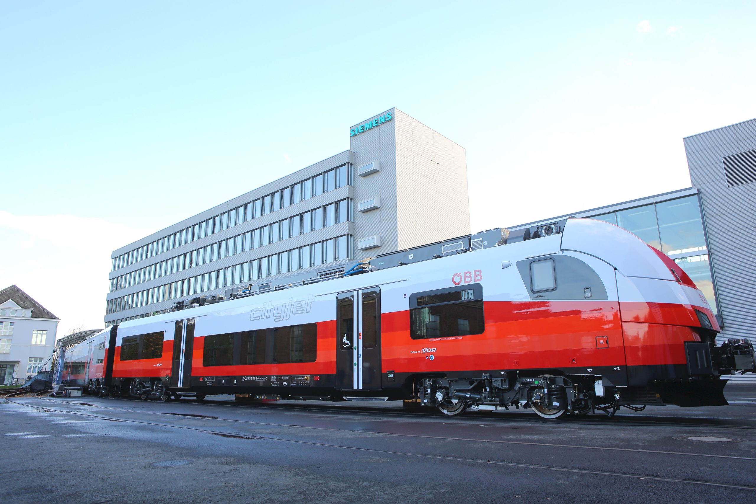 Desiro ÖBB cityjet vorgestellt / ÖBB cityjet Desiro presented