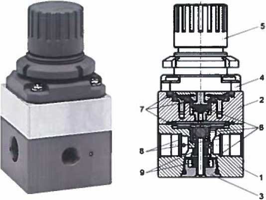 Рисунок 1.22 - Прецизионный регулятор давления типа PR104-M04-S01