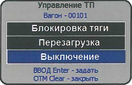 Рисунок 4.58 - Окно «Управление ТП»