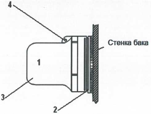 Схематическое изображение маслосливного: