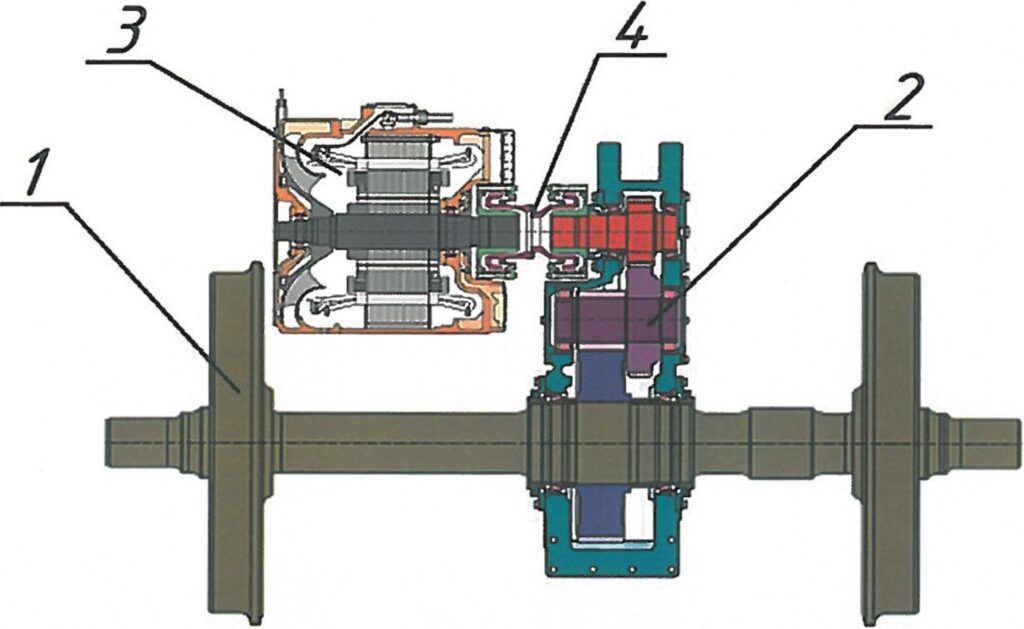 Рисунок 3.10 - Колесно-моторный блок