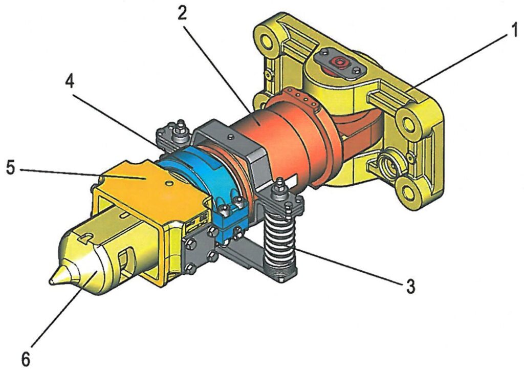 Рисунок 6.13 - Беззазорное сцепное устройство БСУ-ТМ122-01