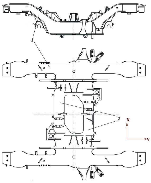 Рис. 3.7. Рама моторной тележки