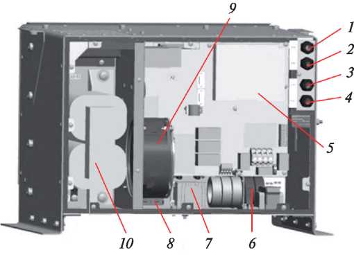 Рис. 7.21. Оборудование контейнера с инвертором