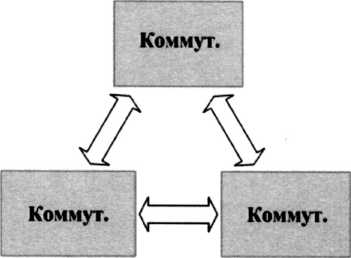 Рис. 8.30. Функциональная схема соединения коммутаторов